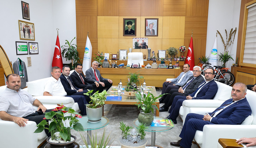 Vali Kaldırım’dan Yüce’ye veda ziyareti