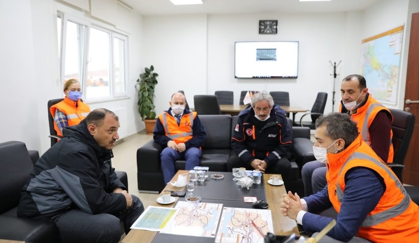 Vali kar tedbirleri hakkında brifing aldı