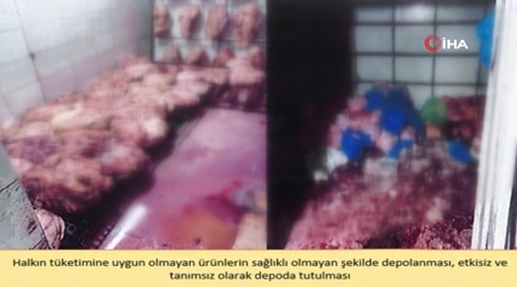 Veremli hayvanın etini yedireceklermiş; Görüntüler şok edici