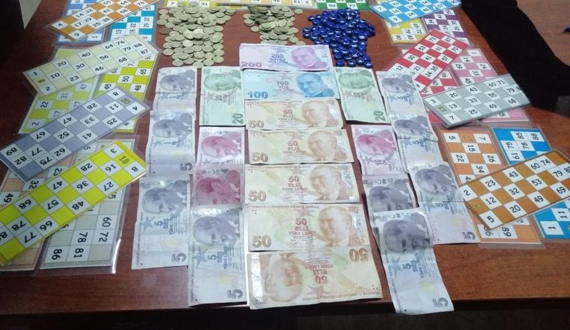  Villada tombala partisine polis baskını