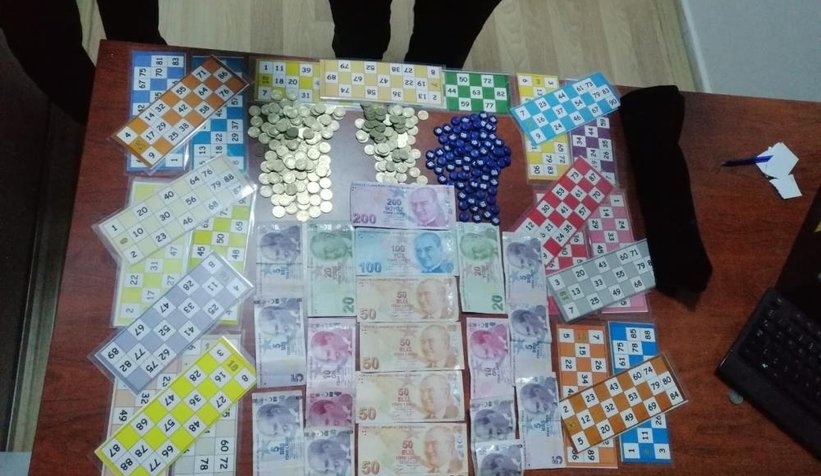  Villada tombala partisine polis baskını