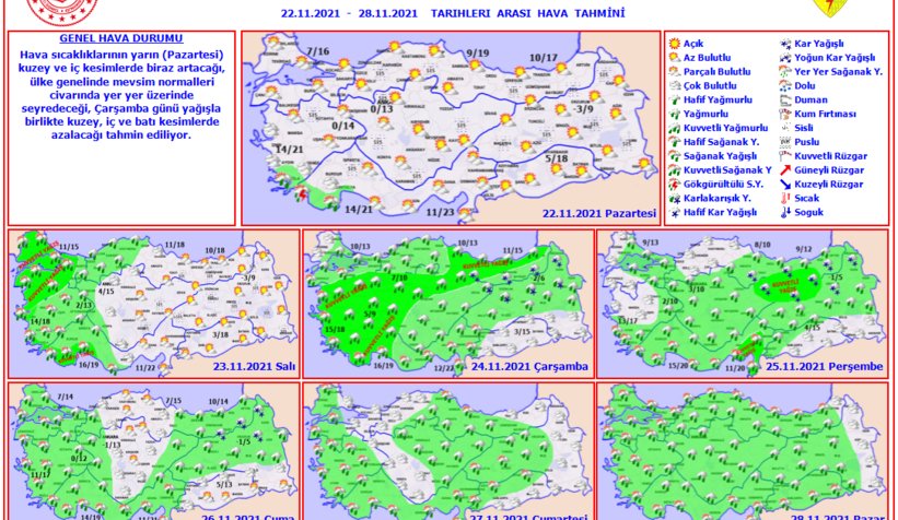 Yağışlı hava geliyor, günlerce sürecek
