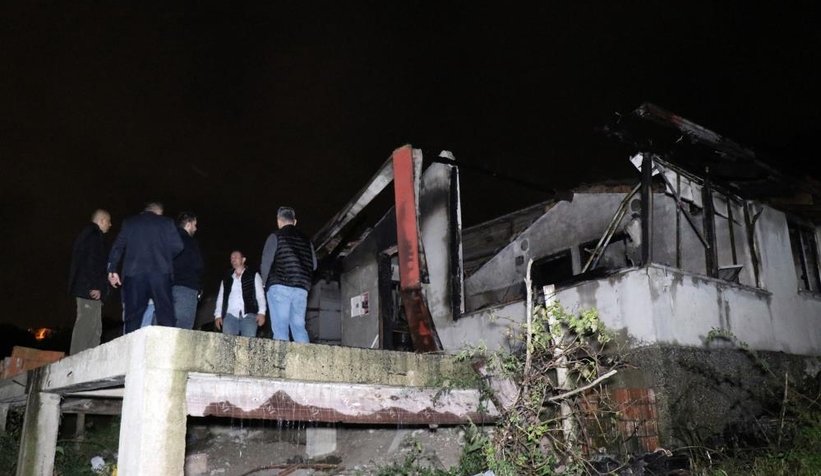 Yanan evde cesedi bulundu