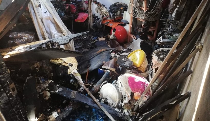 Yangında ölen baba ve 3 çocuğunun evinde acı bekleyiş