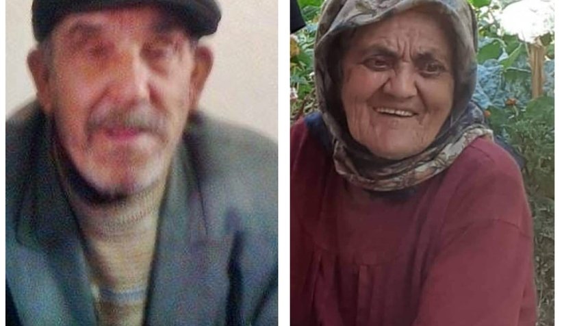 Yangında ölen karı kocaya acı veda