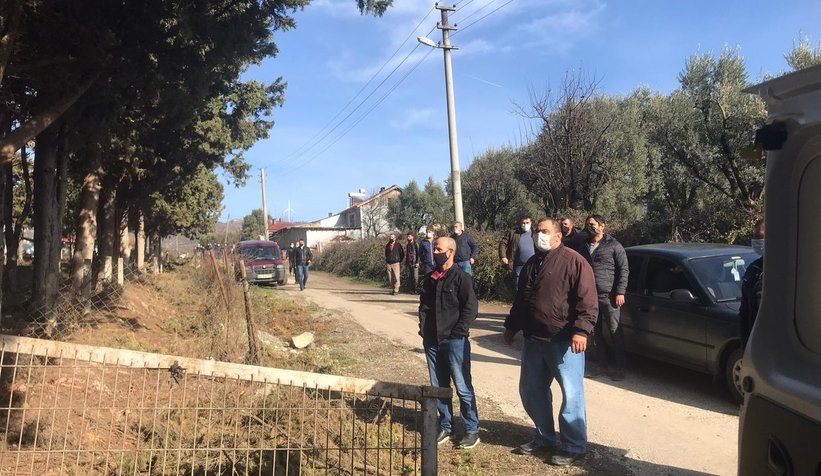 Yangında ölen karı kocaya acı veda