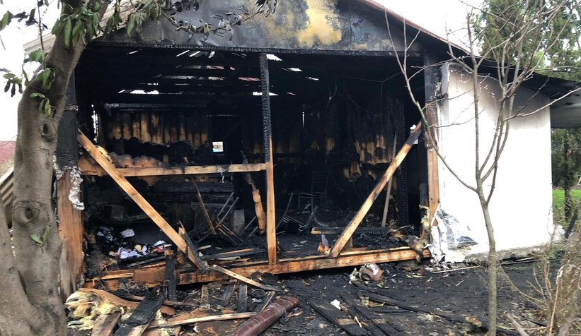 Yangında ölen Mustafa Yazıcı toprağa verildi