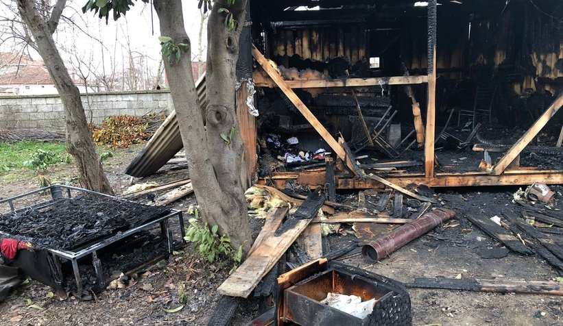 Yangında ölen Mustafa Yazıcı toprağa verildi