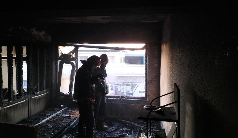 Yangında ölen Tugay toprağa verildi