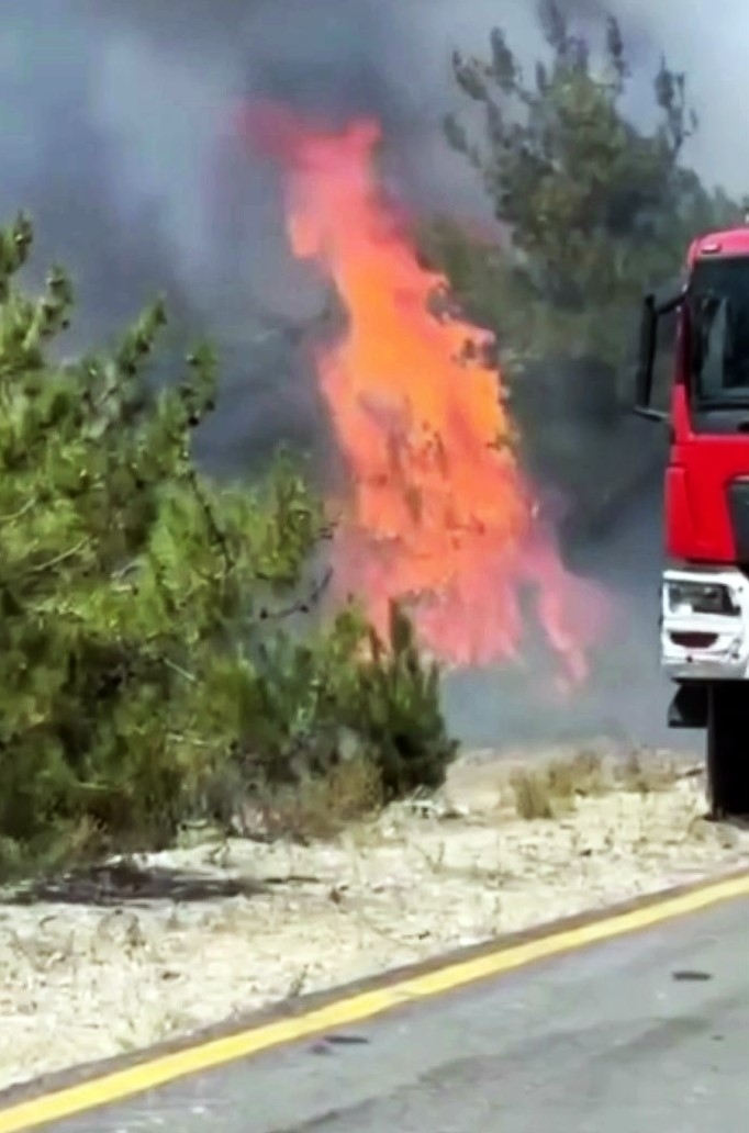 Yangınının görünmeyen kahramanları kamerada