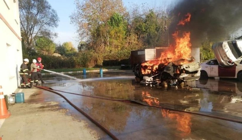 Yangınlara karşı böyle eğitiyorlar