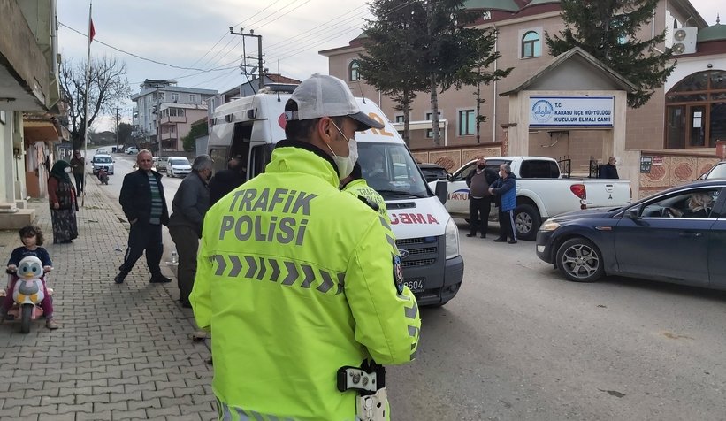 Yardım etmek için durmuştu, şok yaşadı