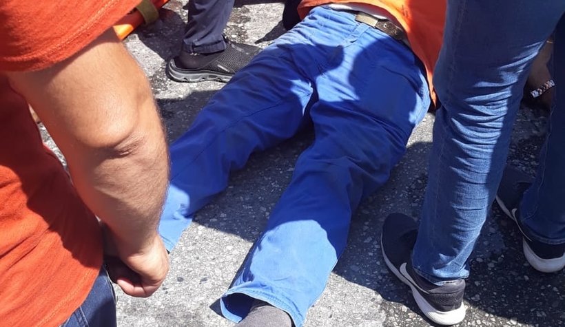 Yardımına vatandaşlar koştu