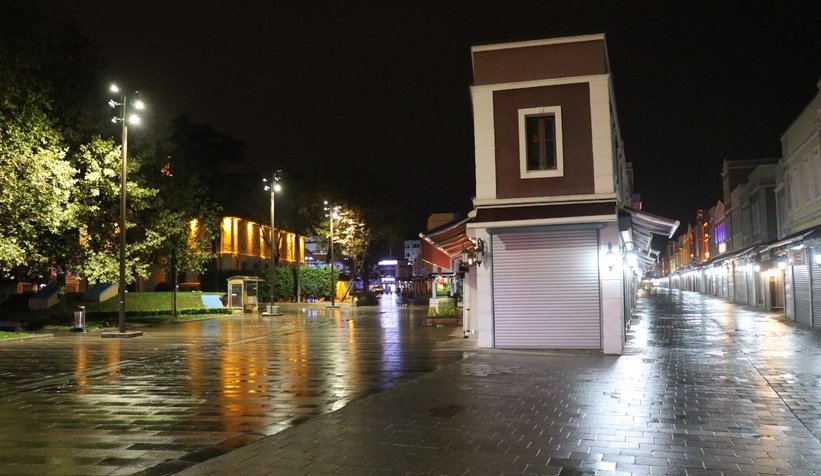 Yasak sonrası şehirden kareler