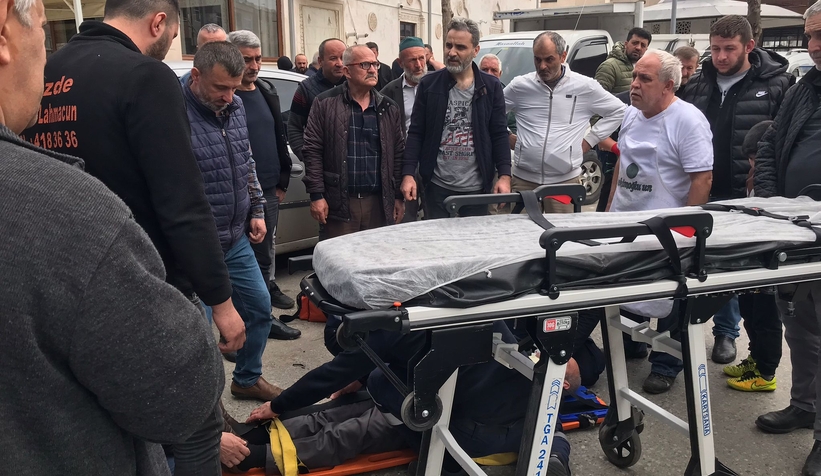 Yaşlı adama araç çarptı