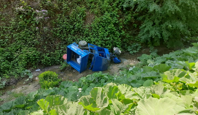 Yayla dönüşü feci kaza: 2 yaralı
