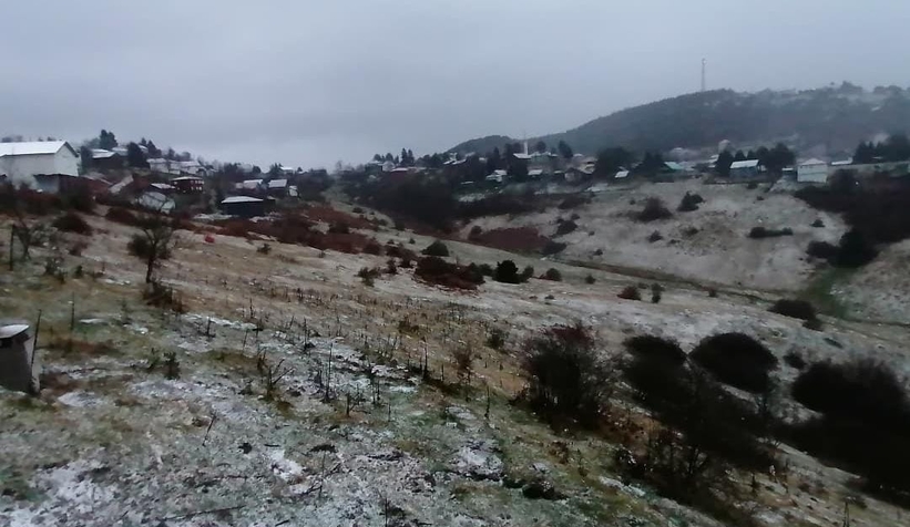 Yaylalar beyaza büründü