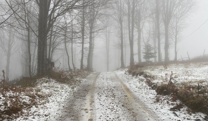 Yaylalara mevsimin ilk karı yağdı
