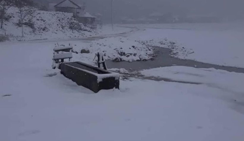 Yaylalardan kar fotoğrafları