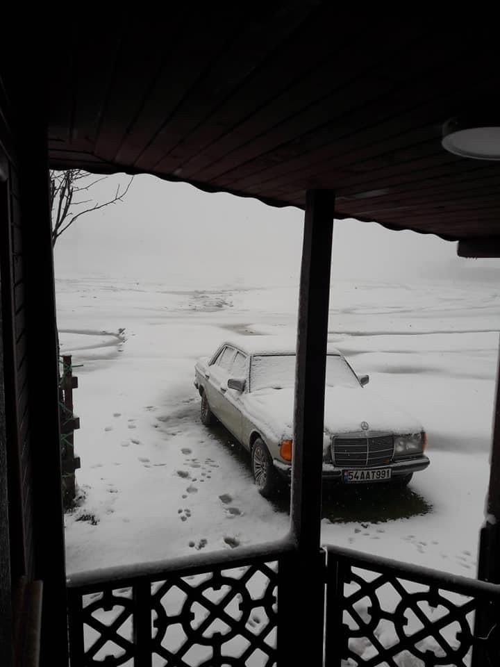 Yaylalardan kar fotoğrafları