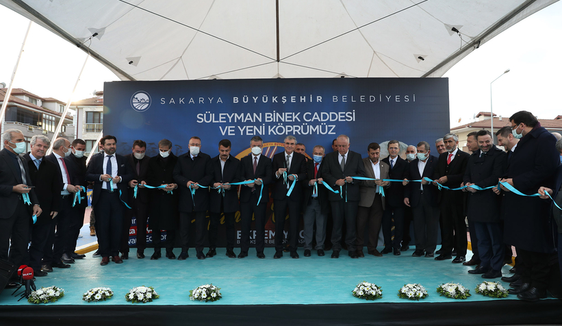 Yazlık’ı rahatlatan cadde ve köprü için görkemli açılış