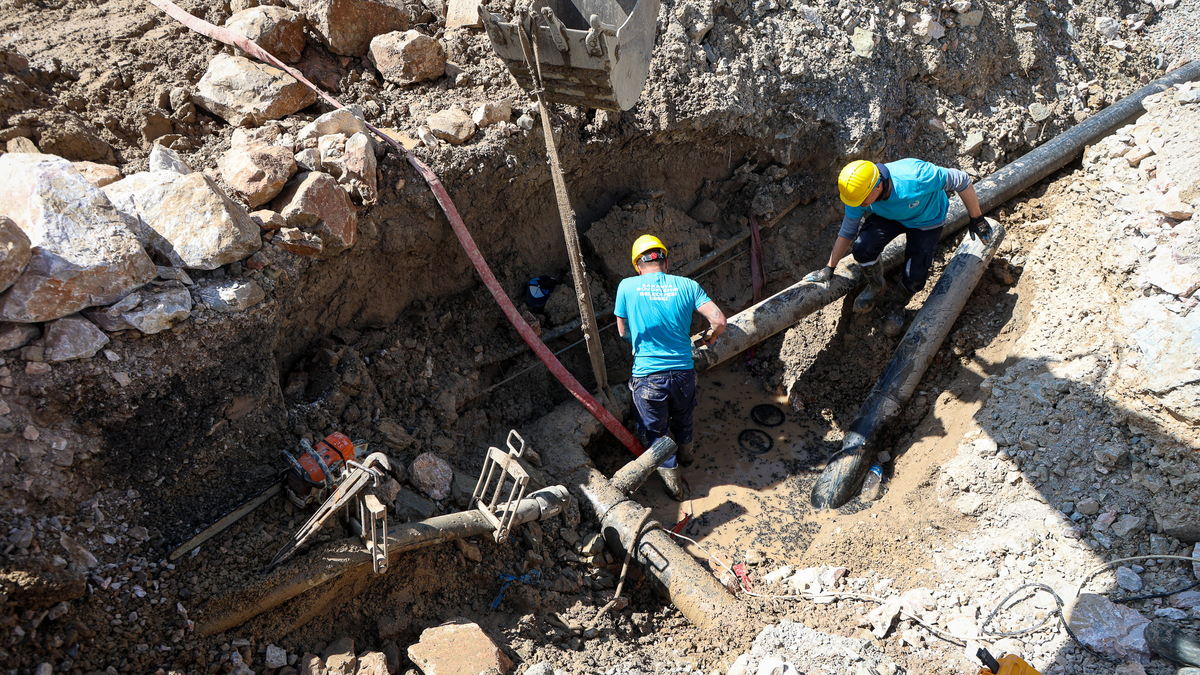 Yazlık’ın trafik yükünü azaltacak yola SASKİ’den güçlü altyapı desteği