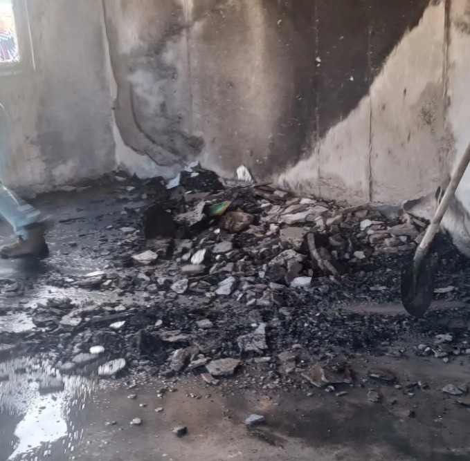 Yeniköy Osmanlı Camii’nde yangın