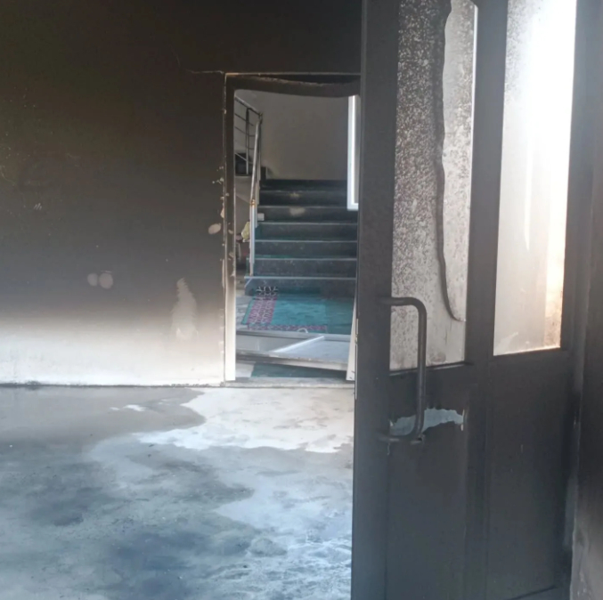 Yeniköy Osmanlı Camii’nde yangın