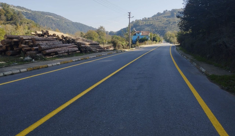 Yol çizgileri ile ulaşım güvenli hale geliyor