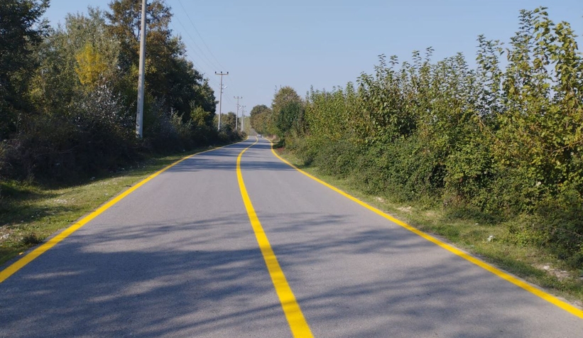 Yol çizgileri ile ulaşım güvenli hale geliyor
