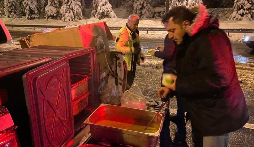  Yolda kalan 645 kişi misafirhane ve yurtlara yerleştirildi