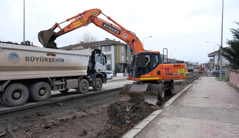 Yüce denetim yapmıştı, o caddede çalışmalar başladı