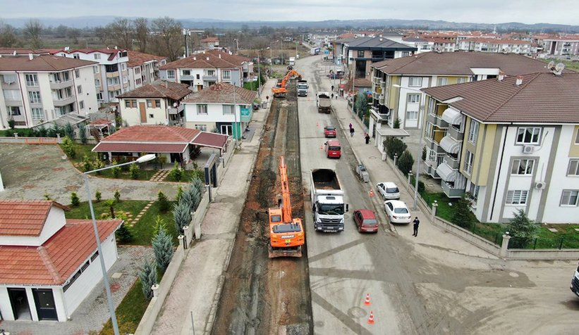 Yüce denetim yapmıştı, o caddede çalışmalar başladı