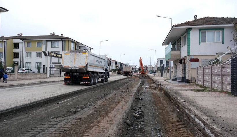 Yüce denetim yapmıştı, o caddede çalışmalar başladı