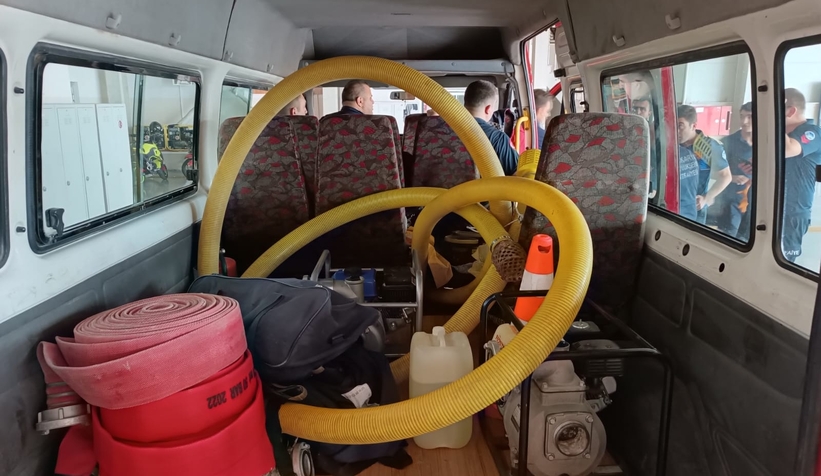 Yüce talimat verdi, ekipler sel bölgesine hareket etti