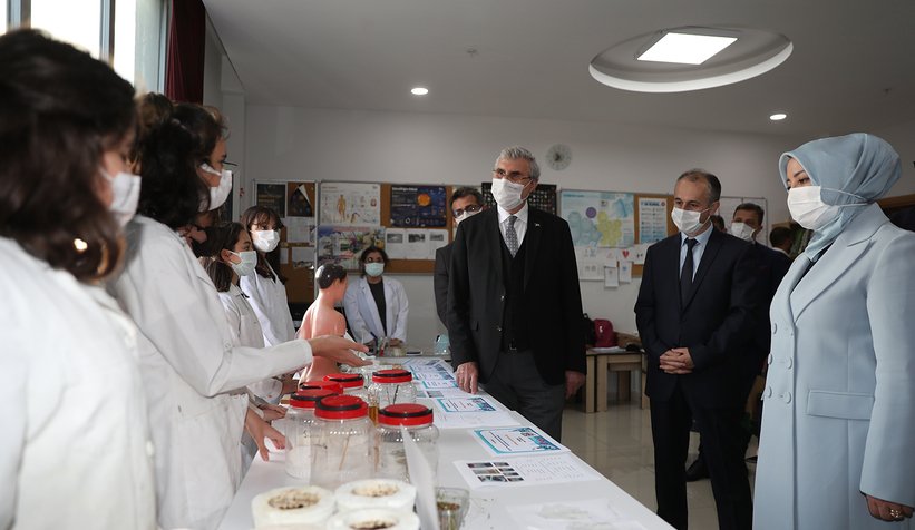 Yüce ve Atabek'den BİLSEM'e ziyaret