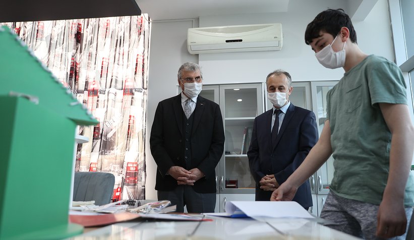 Yüce ve Atabek'den BİLSEM'e ziyaret