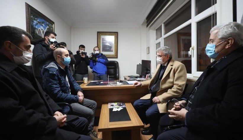 Yüce’den polis, itfaiye, 112 ve zabıtaya kandil ziyareti