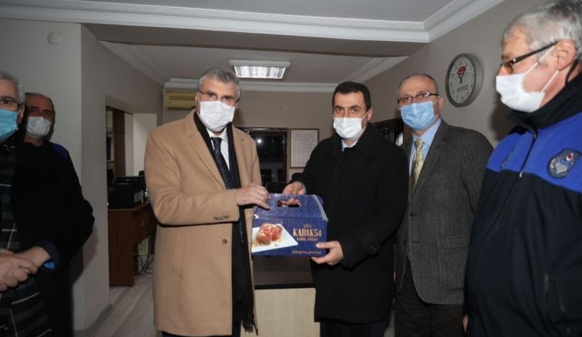 Yüce’den polis, itfaiye, 112 ve zabıtaya kandil ziyareti