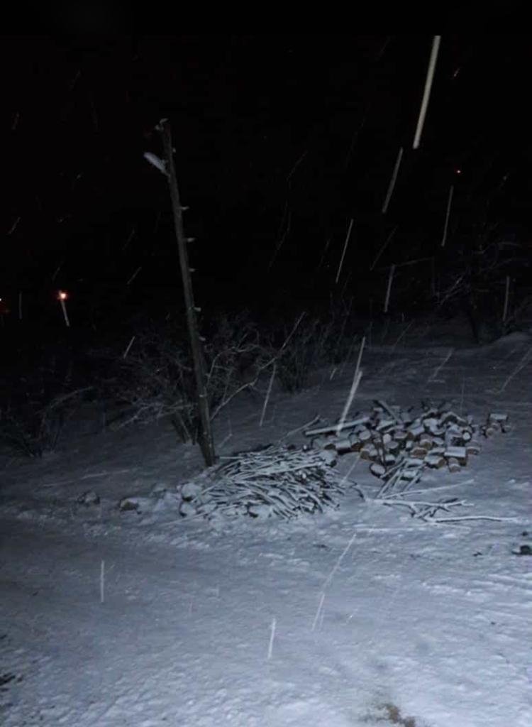 Yükseklerde kar başladı