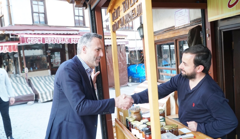 Yunus Tever Taraklı'da ziyaretlerde bulundu