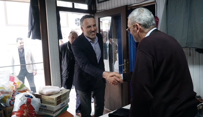 Yunus Tever Taraklı'da ziyaretlerde bulundu