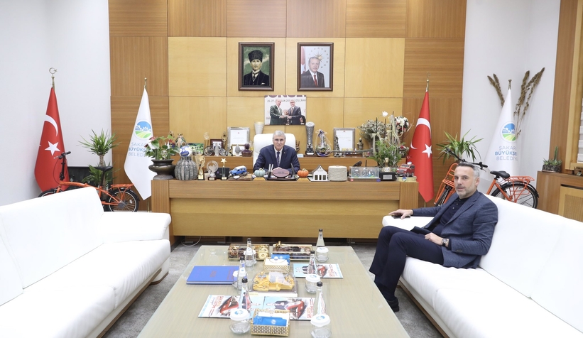 Yunus Teverden Ekrem Yüceye ziyaret