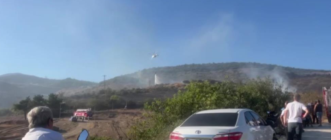 Yürekler ağza geldi, yangın cephanelik bölgesine sıçradı