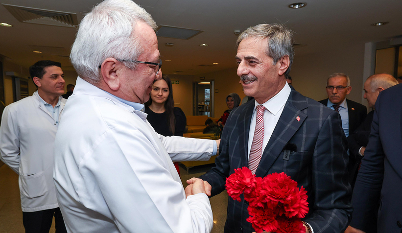 Yusuf Alemdar'dan hastane ziyareti