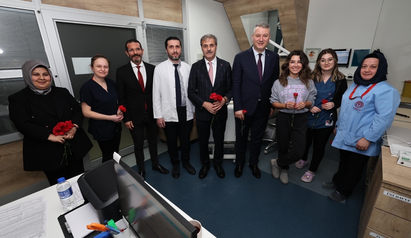 Yusuf Alemdar'dan hastane ziyareti