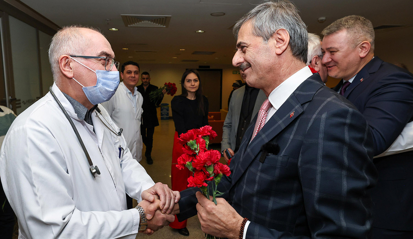 Yusuf Alemdar'dan hastane ziyareti