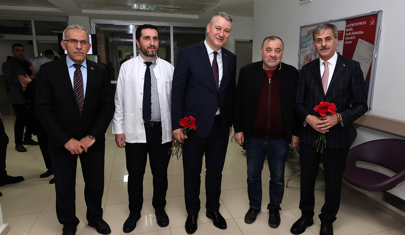 Yusuf Alemdar'dan hastane ziyareti