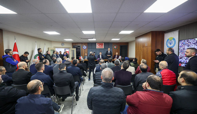 Yusuf Alemdar'dan Memur Sen ve Hak İş'e ziyaret