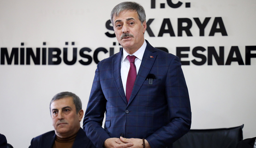 Yusuf Alemdar Minibüsçüler Odası’nda konuştu